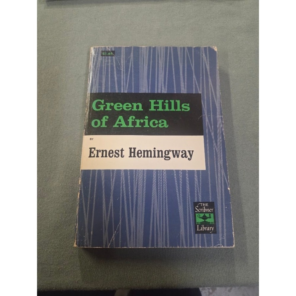 Green Hills of Africa by Ernest Hemingway PB First EditionGood 1935